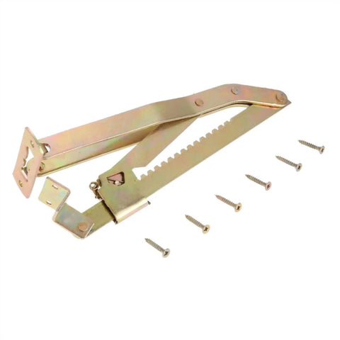 Adjustable Folding Lifting Bracket Set For Sofa Armrests And Massage Tables Built Tough Door Hinge With Silent Hydraulic Buffer, screws included