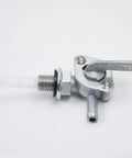 Generator Fuel Tank Shut Off Valve 90 Degree On Off M10X1.25 Tank Port Threads One Quarter Inch Fuel Line Hose Barb