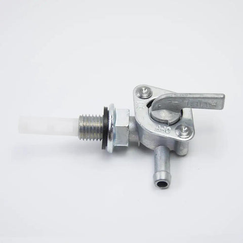 Generator Fuel Tank Shut Off Valve 90 Degree On Off M10X1.25 Tank Port Threads One Quarter Inch Fuel Line Hose Barb