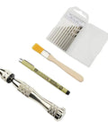 Dope 28 Piece Model Tools Kit For Gundam And Car Model Building with precision drill, pen, and brush