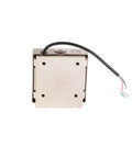 Heavy Duty Electromagnetic Floor Mount Fire Door Holder With Serious Magnetic Pull DC24V Security Access Compatible No Mess Setup, top view showing wiring.