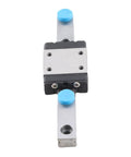Precision Linear Rail Guide with 7mm Wide Slide Block showing built-in lubrication system with ball retainer for smooth glide.