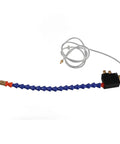Heavy Duty Mist Nozzle For Cnc Lathes And Engraving Machines delivers steady coolant spray with flexible blue tubing and connector.