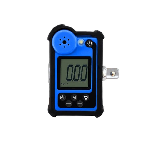 Digital Torque Meter Adapter For Ratchet Wrench With LCD Display Measures 6.8 To 340 Nm And Switches Between Kg Cm Newton Mm And Lbf In For Precise Fastener Tightening Control