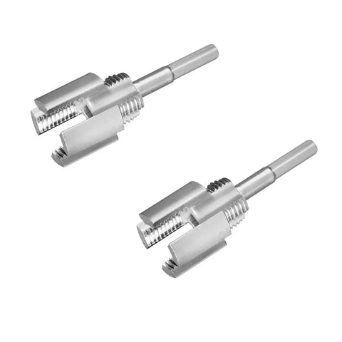 Heavy Duty Pvc Pipe Threader Kit For 1/2 And 3/4 Inch Pipes integrated internal and external threading tool components.