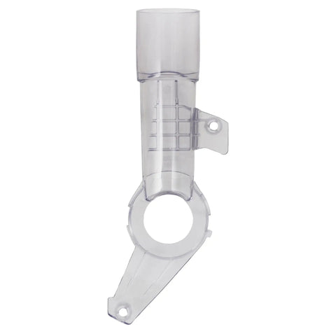 Clear plastic hood from Three Piece Dust Extraction Hood Kit For MR23 Series Routers Edge Forming And Flat Surface Routing With Front Or Back Facing Hoods
