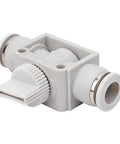 Durable Plastic Shut Off Valve With Quick Coupler For Industrial Air Systems And Pneumatic Equipment, 10mm Zinc Alloy Manual Flow Control