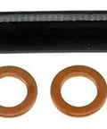Rear Center Brake Hydraulic Hose Replacement for Select Vehicle Models Precision Fit and Easy Installation, showing hose and fittings