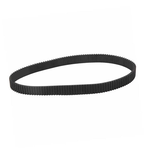 Durable 384mm 12mm rubber scooter driving belt replacement for small electric scooters with 3mm tooth spacing, black