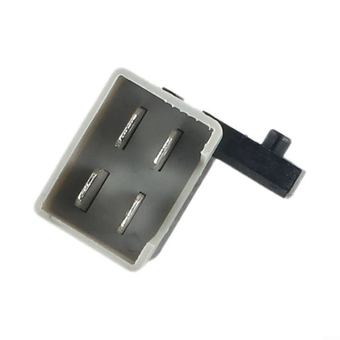 Plastic plunger safety switch for CADET mowers, part numbers 725-04363 and 72504363, white casing with black plunger