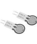 2 Pack Force Sensitive Resistor FSR Pressure Pad Sensor 20g To 2kg Range Thin Film Resistance Type Touch Sensor shown front view