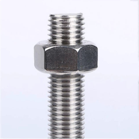 Hella Sturdy Heavy Duty Adjustable Leveling Feet Set Thick Carbon Steel Support Legs Quick Threaded Lifters close-up of threaded metal bolt.