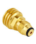 Solid Brass Propane Tank Adapter Converts POL LP Service Valve To QCC1 Type1 Hose Or Regulator No Fuss Heavy Duty Leak Free
