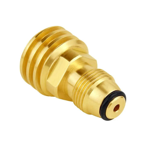 Solid Brass Propane Tank Adapter Converts POL LP Service Valve To QCC1 Type1 Hose Or Regulator No Fuss Heavy Duty Leak Free