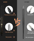 Comparison of Ultra Precision Splinter Tweezers With Retractable Keychain For EDC Carry Leather Sheath Included Tac N Tweeze Design