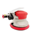 Heavy Duty Pneumatic Angle Grinder And Air Powered Sanders For Grinding Polishing Deburring Metalwork Built Tough To Get The Job Done Fast With Rock Solid Performance And Smooth Operation, red and silver design.