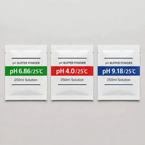 pH Buffer Powder packets for All In One 5 In 1 Water Quality Tester Handheld Digital Meter For pH TDS EC Salinity And Temperature