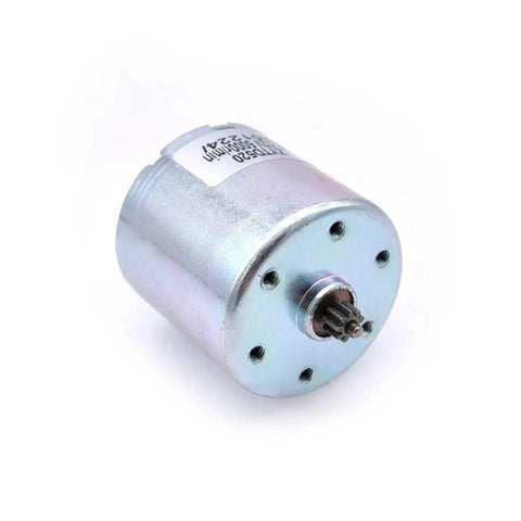 Heavy Duty 12V DC Motor ZYTD520-03C PM Replacement For 520-03B Engine, compact metal body for robotic projects.