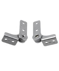 2 Pack Flip Hinge Damper With Screws, Heavy Duty 2.0 Nm Torque Torsion Shaft Hinge, 304 Stainless Steel Rotating Damping Shaft