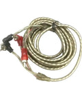 Premium Signal Extension Cable Male To Male Right Angle Two Meter Audio Cord Plug And Play for gig nights, durable, right angle connectors.