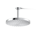 Awaken 10 Inch Rain Shower Head No Fuss Swivel Ball Design, Single Function Rainhead Delivers Full Coverage Spray, Easy Clean Surface