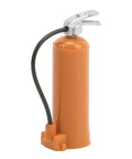Miniature Realistic Rc Fire Extinguisher For 1/18 And 1/24 Scale Trucks in vibrant orange plastic, detailed safety decor.