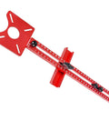Heavy Duty Adjustable Router Jig For Dead On Circle Cuts And Clean Grooves With Slick Sliding Rail And Anodized Aluminum Body ready, precision cutting tool.