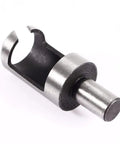 Top Shelf Eight Piece Wood Plug Cutter Set drill bit featuring high carbon steel round shaft for precise woodworking joinery tasks.