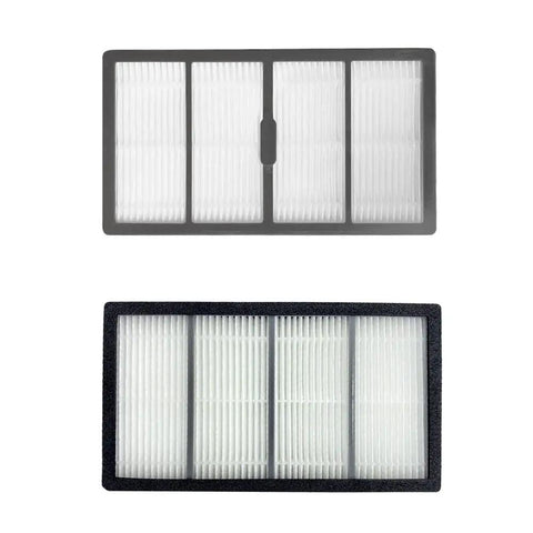 Front view of two HEPA filters from Roomba S9 Replacement Parts Kit For iRobot Roomba S9 9150 S9 Plus 9550