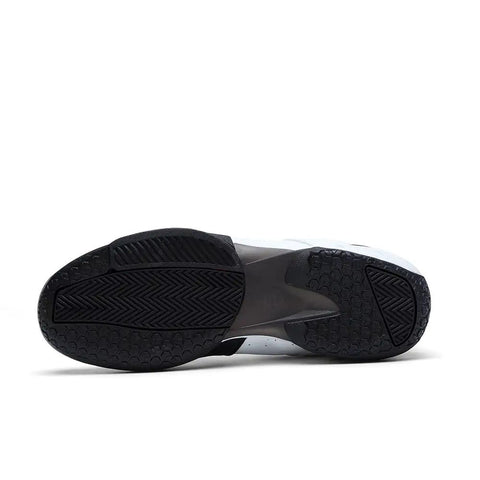 Durable Fencing Kicks For Men And Women With Breathable KPU Upper, Lightweight Rubber Torsion Sneakers outsole view, Size 9.5