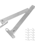 Cupboard Lift Up Strut Kit 10 Pieces Heavy Duty Metal Support Hinges for Kitchen Cabinets with screws, beefy iron build