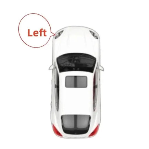 Left front headlamp cover for Benz Smart Fortwo W451 2009-2015 Clear Headlight Lens Front Headlamp Cover 2Pc Set No-Brainer Direct Fit Replacement Easy Install Durable Polycarbonate Shield Keeps Mounting Area Intact