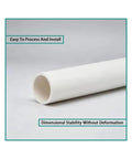 10 Pack Heavy Duty M20 Rigid Cable Conduit Pipe For Indoor Electrical Wiring And Surface Mount Installations Tough As Nails Wire Protection Sleeve Set For Home Garage Workshop Projects close-up of durable plastic tubing.