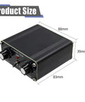 Manual Antenna Tuner For Ham Radio 3-28 MHz High Efficiency Z-Match With Wide Impedance Range in black metal case, dimensions shown