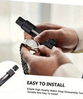 All In One Watch Link Removal Kit With Two Link Pliers Pin Remover Replacement Pins And Extractors For Easy Band Sizing