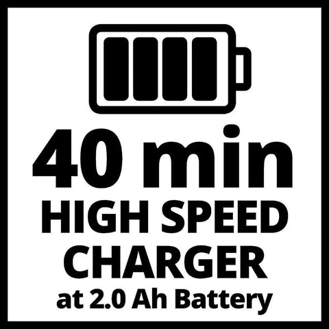 40 min high speed charger for 2.0 Ah battery used with Heavy Duty Cordless Drill And Screwdriver 18 Volt Brushless Motor 50 Nm.