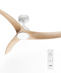 42 Inch Low Profile Ceiling Fan With Light And Remote, Flush Mount Modern Indoor Outdoor Ceiling Fan, 3CCT Dimmable LED