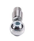 4Pcs Hardened Steel Spherical Rod End Bearings With Dual Left Right Threads And Adjustable Jam Nuts For Slick Pivot Motion And Garage Builds Dead Set To Handle Tough Jobs Without Breaking A Sweat On 5Mm And 8Mm Shafts - Close-up of a spherical rod end bearing with dual threads.