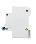 Top Tier Heavy Duty 2 Pole 1000V DC MCB Main Circuit Breaker For Solar And RV Systems 80A 100A 125A flat side view.