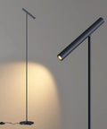 Tall LED Floor Lamp With Foot Switch 66 Inch Modern Standing Lamp For Living Room Bedroom Office And Study Adjustable Head