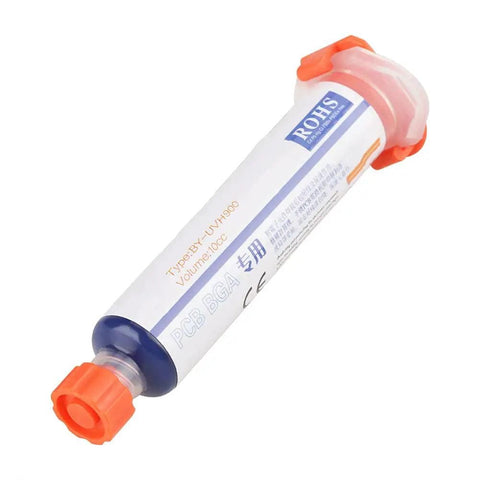 No Clean Soldering Insulating Protective Coating Liquid Paste Light Activated For PCB And BGA Board Repair in syringe