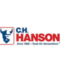 C.H. Hanson logo featuring a bearded figure in blue and red, representing tools for generations.