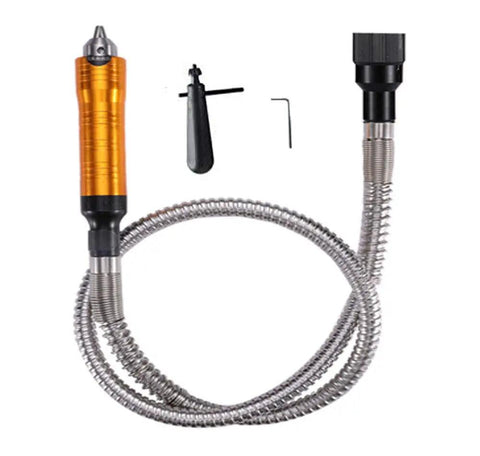 Powerful 1000W Hanging Flex Shaft Rotary Tool Kit With Foot Pedal Control Forward And Reverse Rotation 30000 RPM
