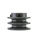 Two Groove V Belt Pulley With Two Point Seven Five Inch Outer Diameter And Three Quarters Inch Bore For V Belts A, 3L And 4L