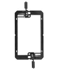 25 Pack Low Voltage Mounting Brackets For Drywall Pass Through Wall Plates With Dual Rings sleek metal mount for cable organization.