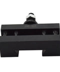 Rock Solid Wedge Type Piston Quick Change Tool Holder For Cnc Lathe And Home Metal Shops Accepts Up To 3/4 Inch Turning Bits, black steel mount.