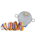 5V 4 Phase Stepper Motor With ULN2003 Driver For Arduino Raspberry Pi And ESP32 Projects Dope Precise Motion Control For DIY Robots CNC And Home Automation, black motor with multicolor wires