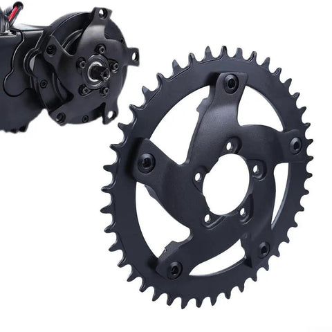 Up 48 Tooth Narrow Wide E Bike Chainring For Bafang Mid Drive G320 M615 M625 BBS03 Motor Makes Your Conversion Kit Look Awesome And Run Smooth Like New