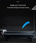 Heavy Duty Digital Floor Scale With Rock Solid Platform Dead Nuts Accurate Readings Up To Eight Hundred Eighty Pounds Fold Away Design shown in trunk for easy storage.