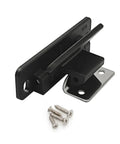 Heavy Duty Door Buckle And Outer Door Stop Kit For Cabinets And Drawers Black Easy Install Hidden Lock Modification Hardware